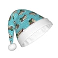 thumbnail image 2 of Cauagu Mallard Ducks Swimming In The Lake for Adult Christmas Hat,1-Pack Xmas Holiday Hat Santa Hat for Women & Men Festive Headwear Accessories Fit for Christmas/New Year/Party, 2 of 6