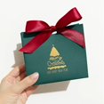thumbnail image 1 of Caja de dulces de estilo árbol de Navidad verde, cajas y bolsas de regalo con cinta para envolver galletas y dulces, bolsas de regalo de Navidad de lujo, 1 of 4