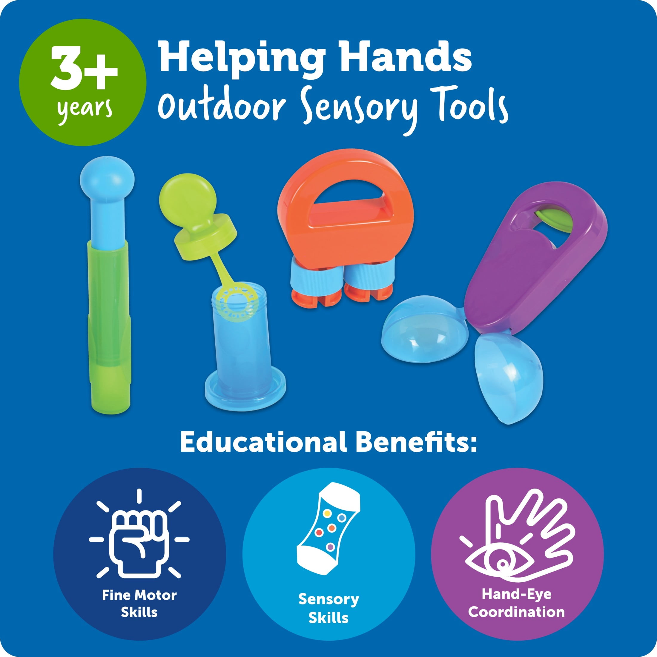 Learning Resources Helping Hands Outdoor Sensory Tools Sensory Fidget Toys Best Backyard Toys Ages 3 and Up
