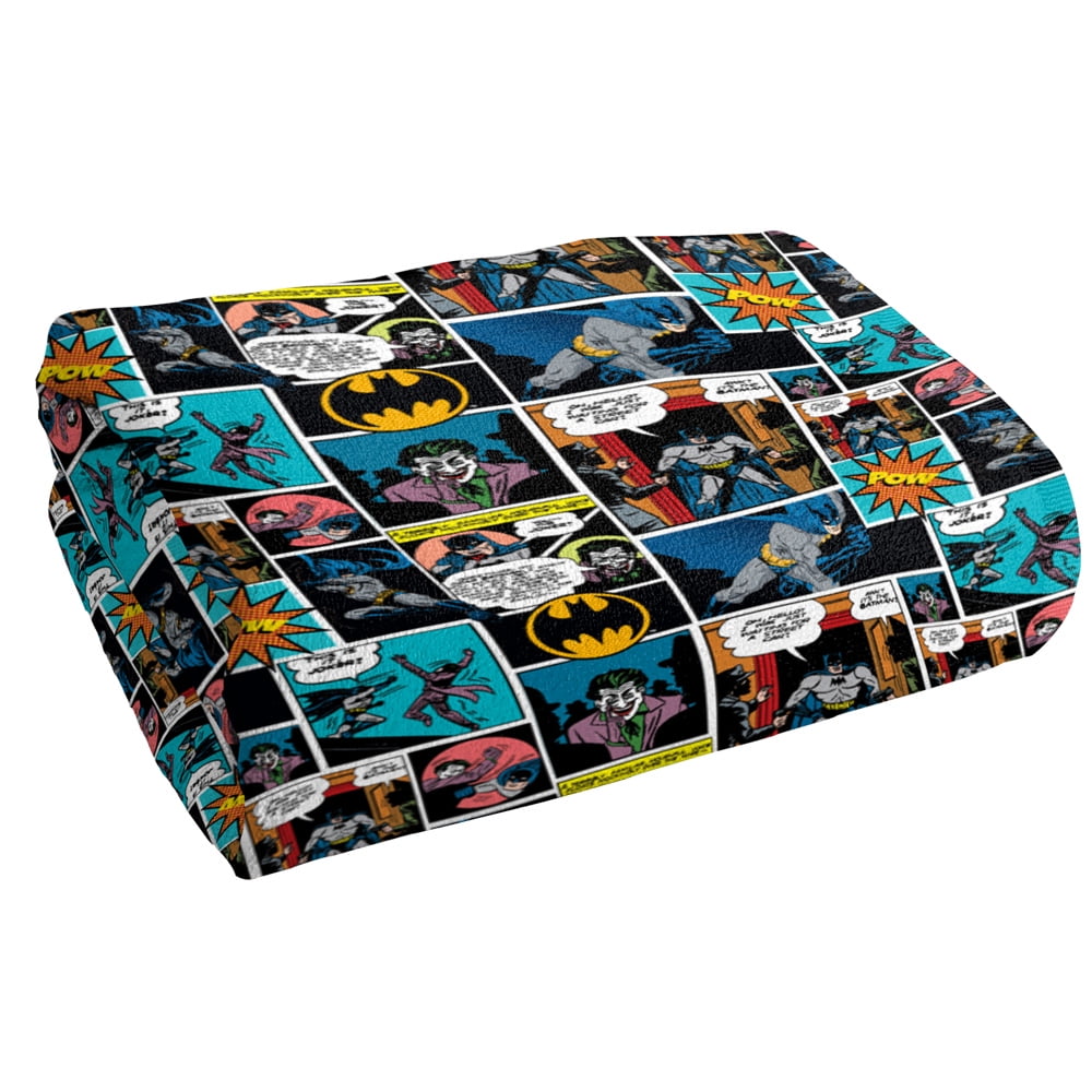 Batman Comic Pattern Officially Licensed Beach Towel 30' X 60'