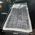 thumbnail image 2 of JIAN YA NA Dog Back Seat Cover, Car Back Seat Protector Mat, Scratchproof Non-slip Hammocks for Dogs Pets, 24.8*54in, Dark Gray, 2 of 9