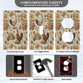 thumbnail image 3 of Light Switch Cover Switch Plate Outlet Cover Plug Cover for Electrical Toggle Switch Vintage Flowers and Hens, 3 of 6