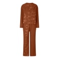 thumbnail image 4 of Two Piece Plus Size Sets for Women Fall Leisure Long Sleeved Pants Set Two Piece Set, 4 of 6