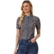 thumbnail image 1 of Blusa con cuello Peter Pan Allegra K floral Azul Oscuro S, 1 of 6