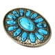 thumbnail image 3 of Vaquero Turquesa Bohemia Cinturón Hebilla Werstern India Vaquera Piedra Hebillas Sunnimix Hebilla de cinturón, 3 of 4