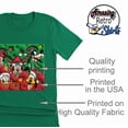 thumbnail image 5 of Christmas Mickey and Friends Unisex Short Sleeve Shirt (Green-X Large), 5 of 8