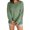 Green, variant on Vedolay Sweater Womens V Neck Sweater Lantern Sleeve Oversized Henley Knit Pullover Tops,Green M