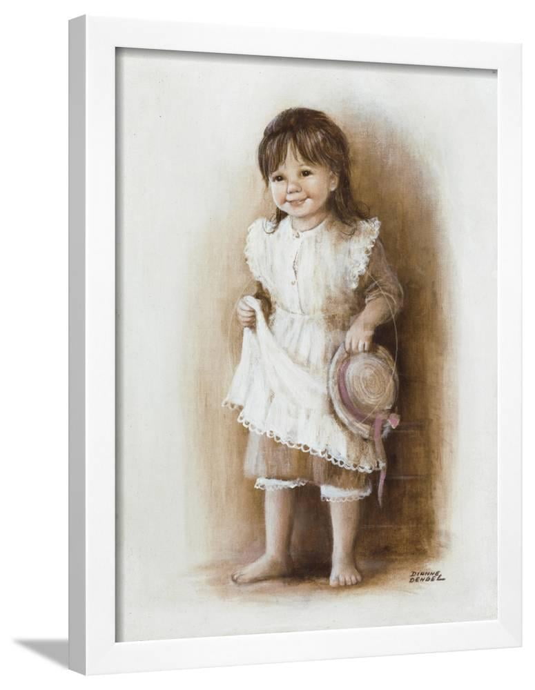Little Girl, Framed Art Print Wall Art by Dianne Dengel Sold by