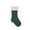 Green, variant on WREESH Christmas Stockings Christmas Decorations Christmas Splicing Stocking Wool Pendant Christmas Decorations Gift Bag Socks Green