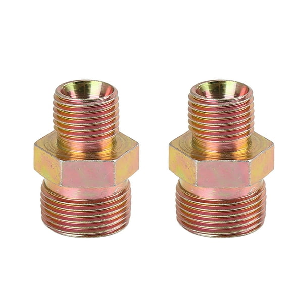 2pcs M16 x 1.5 mm to M22 x 1.5mm Car Straight Pipe Fitting Connector Adapter