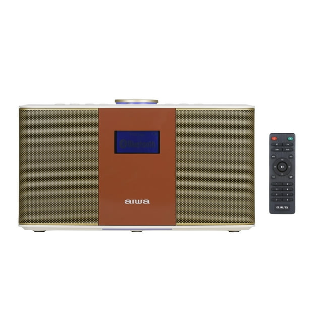 Aiwa Exos-5 Wireless Bluetooth Hi-Fi Home Speaker, FM Radio, Alarm