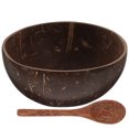 thumbnail image 3 of 1 juego de tazas de cáscara de coco, recuerdos de fiesta con temática hawaiana, tazón de coco y cuchara, ensaladera, 3 of 8
