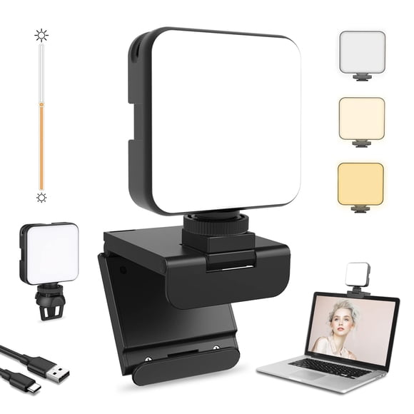 Kit de iluminación para videoconferencias NexiGo Glow Light con clip