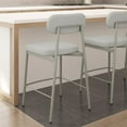 thumbnail image 4 of Home Square 2-Piece 26" Counter Stool Set in Pale Gray/Matt Light Gray, 4 of 5