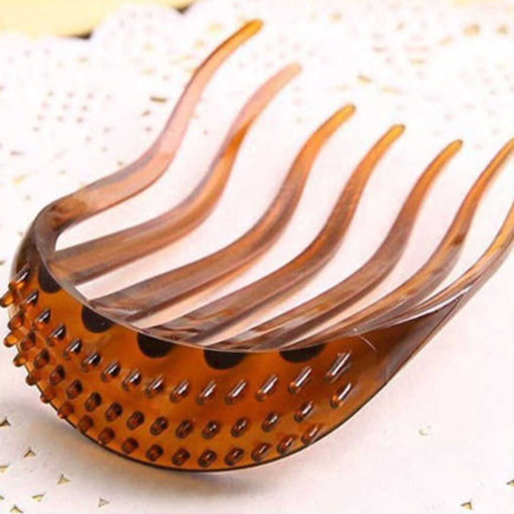 Women Ladies Fashion Hair Styling Clip Comb Stick Bun Maker Braid Tool