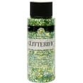 thumbnail image 1 of FolkArt Glitterific Peinture Pailletée 2oz-Vert, 1 of 1