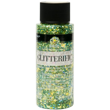UPC: 0028995058806 | FolkArt Glitterific Glitter Paint 2oz-Green