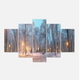 thumbnail image 2 of Winter Time Mariinsky Garden - Landscape Photography Canvas Print, 2 of 3