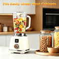 thumbnail image 2 of Smoothie Blender,21oz Wireless Portable Blender with 18 Blades,2 Speed Ice Crushing & Juicer Mixer, Rechargeable & Easy to Clean, 2 of 6