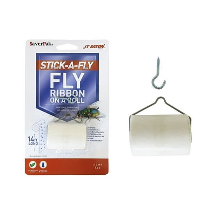 - $averPak Single- 1 JT Eaton 14 Foot Long Stick-A-Fly Glue Fly Strip Ribbon