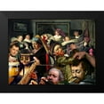 thumbnail image 2 of Kite, Barry 18x15 Black Modern Framed Museum Art Print Titled - Dinner Music, 2 of 5