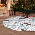 thumbnail image 6 of Sikiie Dachshund Dog Puppy 30-48 inches {designName} Print Christmas Tree Skirt Snowman Xmas Tree Skirt with Edge Christmas Decorations for Holiday Party36", 6 of 7