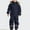 Navy Snow Suit, variant on JOANKDMI Youth Boys Girls One Piece Ski Suit Insulated Winter Jumpsuit Kids Waterproof Coveralls Hood Padded Snowsuit Reflective Elements for Outdoor Activities, 1T-15Y