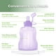 thumbnail image 4 of Bolsas de Silicona Reutilizables para Comida de Bebé Haakaa 120 ml 4 Unidades Lavanda, 4 of 8