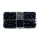 thumbnail image 4 of 600 cuentas redondas multifuncionales para manualidades, ideales para rellenar jarrones. Negro, 4 of 9