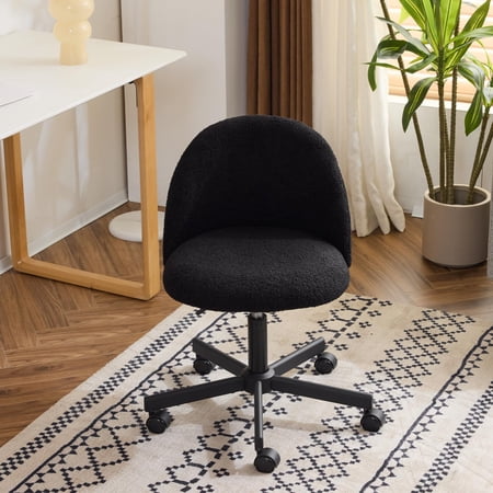 jet black teddy fleece office product