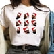 thumbnail image 1 of Puntoco Mujer Casual Cuello Redondo Manga Corta Árbol De Navidad Impreso Camiseta Top Puntoco Puntoco-4112, 1 of 8