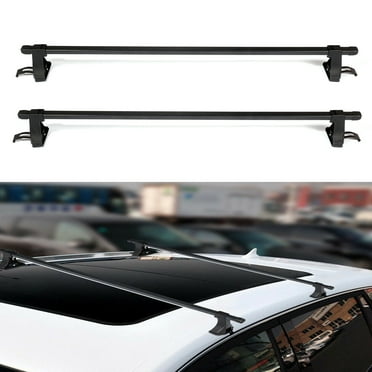 Universal Side Rail Car Roof Top Cross Bars Rack Set With Lock -WMA