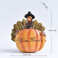 thumbnail image 4 of Estatua Cosecha Dibujos Animados Figura Mesa Calabaza Acción Gracias para Oficina en Casa, 4 of 9