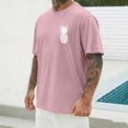 thumbnail image 4 of Ceisia T-Shirt à Manches Courtes Col Rond Imprimé pour Hommes Doux Respirant Extensible Décontracté Sport Gym Rose TG Cadeaux, 4 of 7