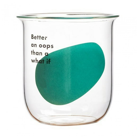 Taza de vidrio Resistente Al Calor Sunnimix 400 Ml Estilo A