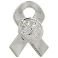 thumbnail image 2 of Crohn's Awareness Purple Ribbon Pins, 2 of 3