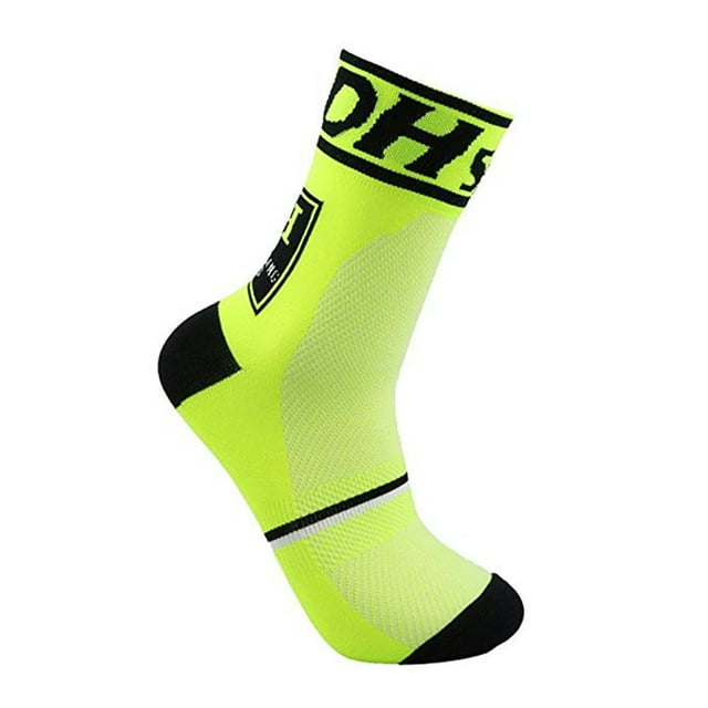 Chaussettes Vertes Anti-Transpiration et Antidérapantes, Chaussettes de Compression d'Extérieur pour Hommes et Femmes
