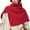 Red, variant on Binhe Women's Solid Color Slit High Collar Shawl Knitted Scarf Warm Pullover Woolen Scarf with Sweater Tops Scarf Shawl Wrap Scarf