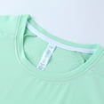 thumbnail image 4 of Lovzfmll Men's Sweat-Wicking Crew Neck Short Sleeve Running Fitness T-Shirt with Reflective Details, Soft and Breathable for Outdoor Sports Mint Green, L, 4 of 8