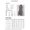 thumbnail image 2 of Txlixc Vestido de manga corta femenino con solapa impresa en flores Txlixc  moda, 2 of 9