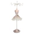 thumbnail image 2 of Mannequin Model Dress Jewelry Display Stand, Space Saving Earring Necklace Hanging Jewelry Display Rack, Resin Iron, Versatile Usage, Princess Charm, 2 of 8