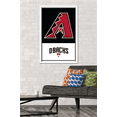 thumbnail image 2 of MLB Arizona Diamondbacks - Logo 22 Wall Poster, 22.375" x 34" Framed, 2 of 5
