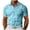 Light Blue, variant on Kcolen Men's Polo Shirts Short Sleeve Cotton Men's Slim Fit Lapel Collar Short Sleeve Shirt for Men and Plus Size Gentlemen Summer Casual Vacation Basic