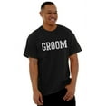 thumbnail image 5 of Groom Wedding Husband Bachelor Men's Graphic T Shirt Tees Brisco Brands S, 5 of 5