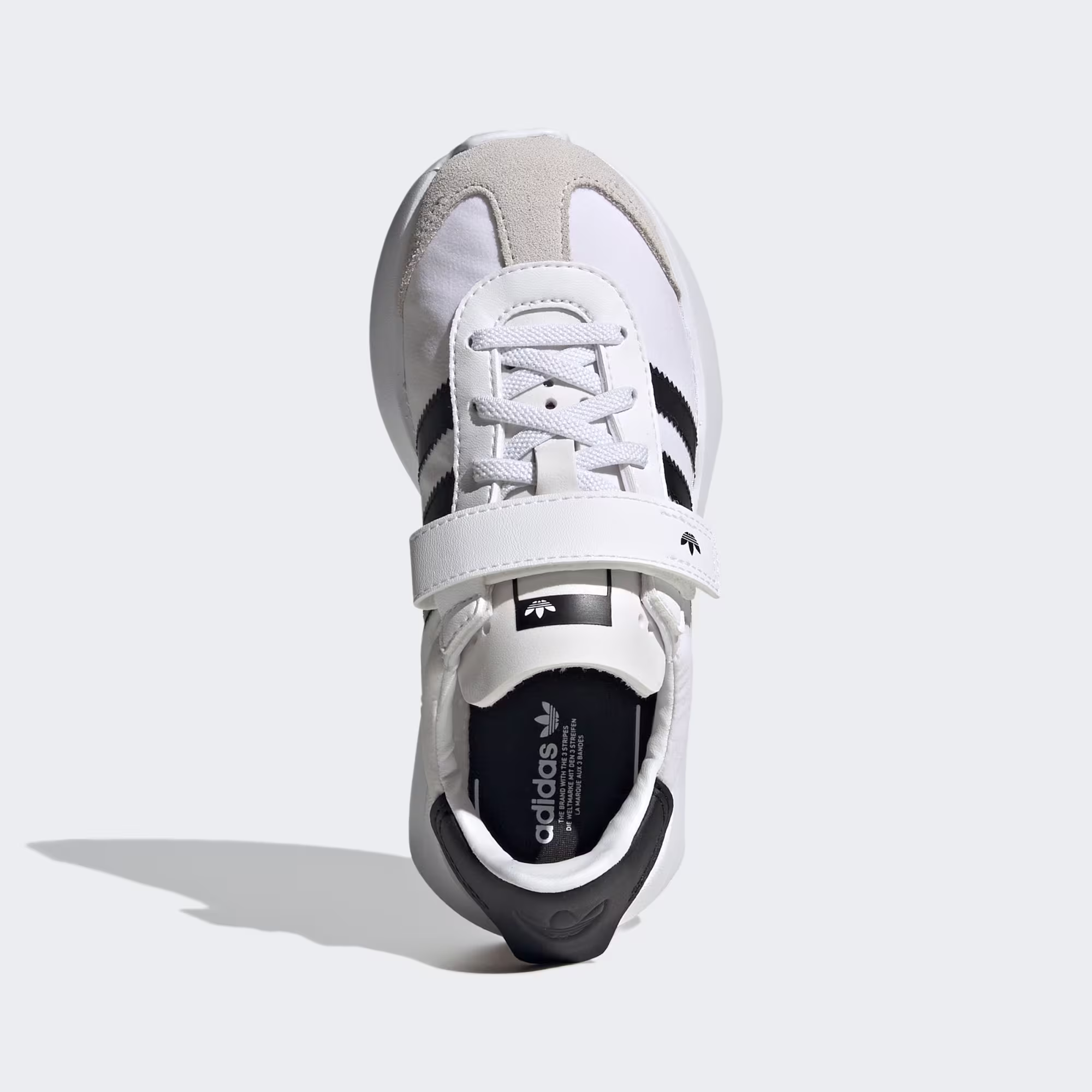 thumbnail image 4 of Tenis Adidas Country XLG Blanco Niño Escolar con Velcro de Cuero, 4 of 5