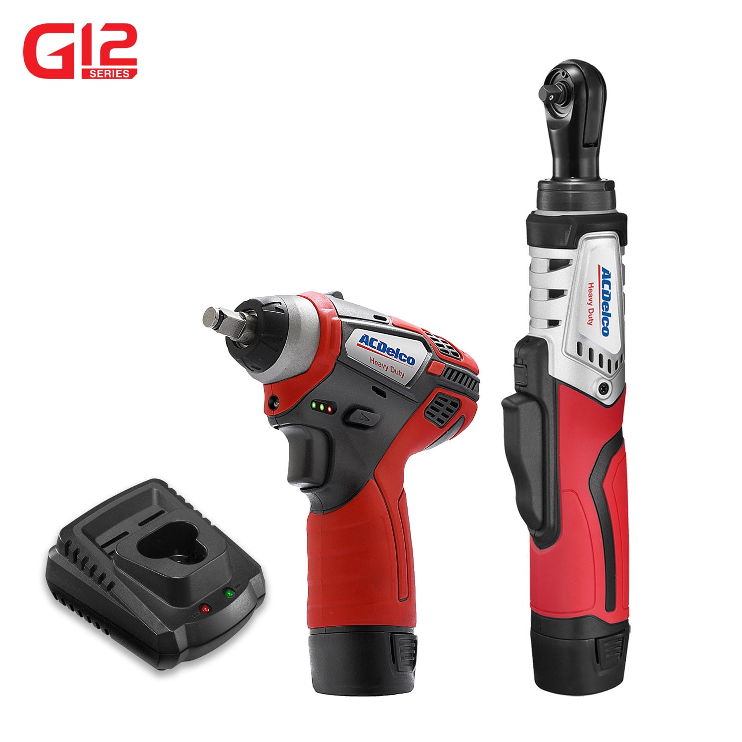 ACDelco G12 Series 2Tool Combo Kit 1/4 in. Brushless Ratchet Wrench