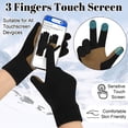 thumbnail image 4 of KOITHOT Winter Women Touchscreen Leather-Palm Gloves, Elegant Warm Touchscreen Gloves for Women Gift Set, 4 of 6