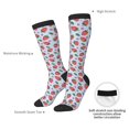thumbnail image 4 of Hirioo Strawberries for Adult Stockings Breathable Sock Non-Pilling,Contrasting Color Design, 4 of 6