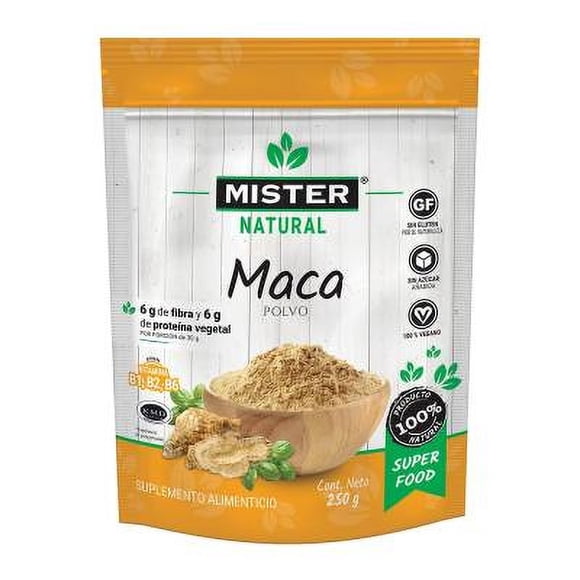 Suplemento alimenticio Mister Natural maca en polvo 250 g