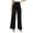 a-29Black4, variant on Womens Solid Color High Waisted Wide Leg Pants With Bow Tie Waist Pleated Front For Office Business Casual Daily Work Wear Beige
